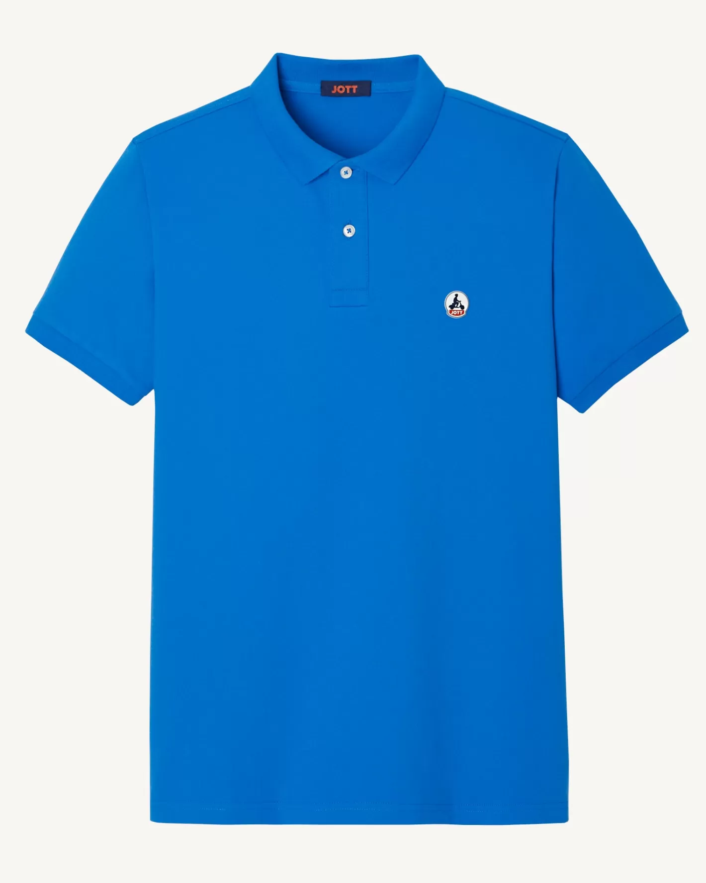 JOTT Azur Marbella organic cotton polo shirt AZURE Discount