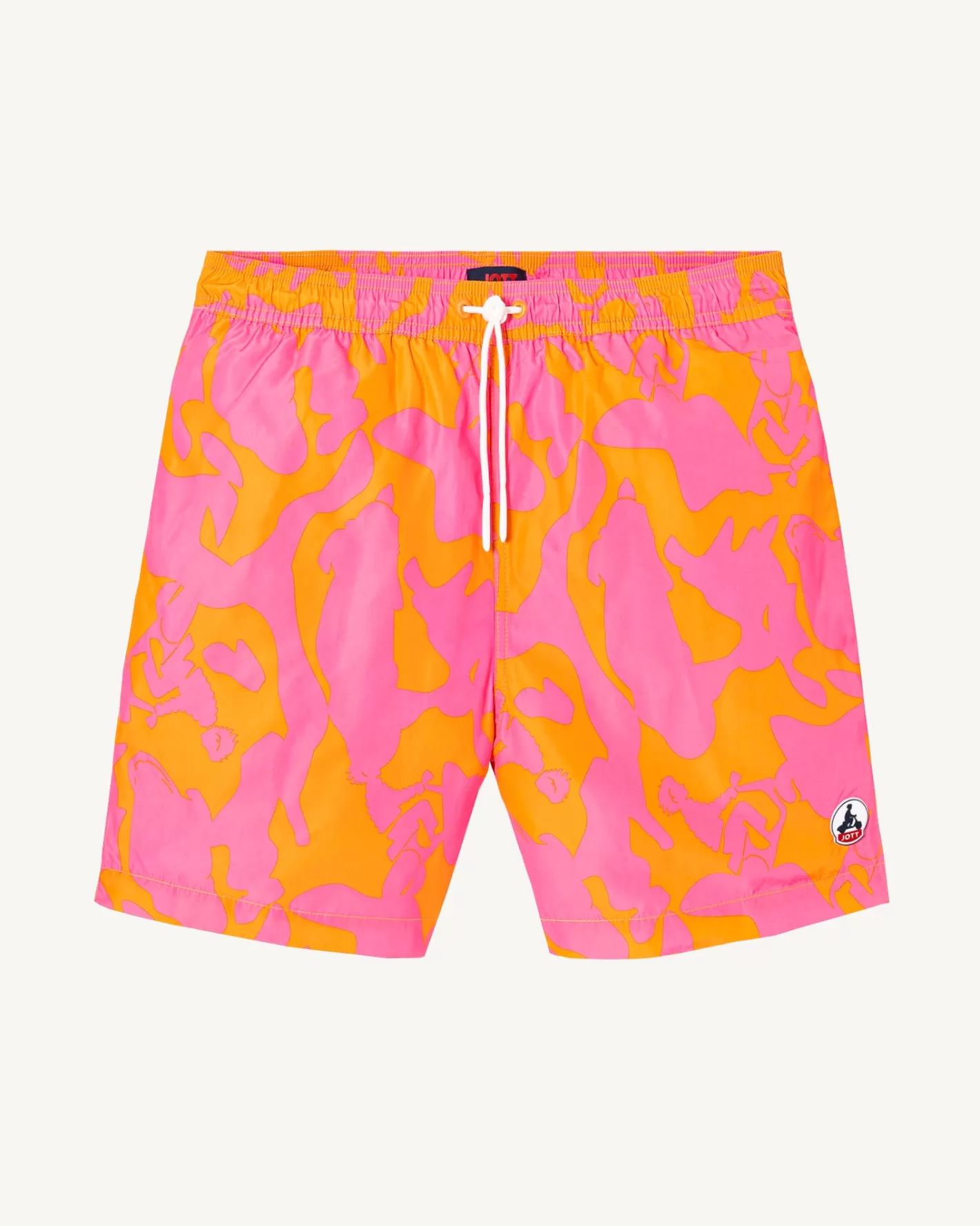 JOTT Intense Pink/Apricot Biarritz Camo Swim Shorts Best