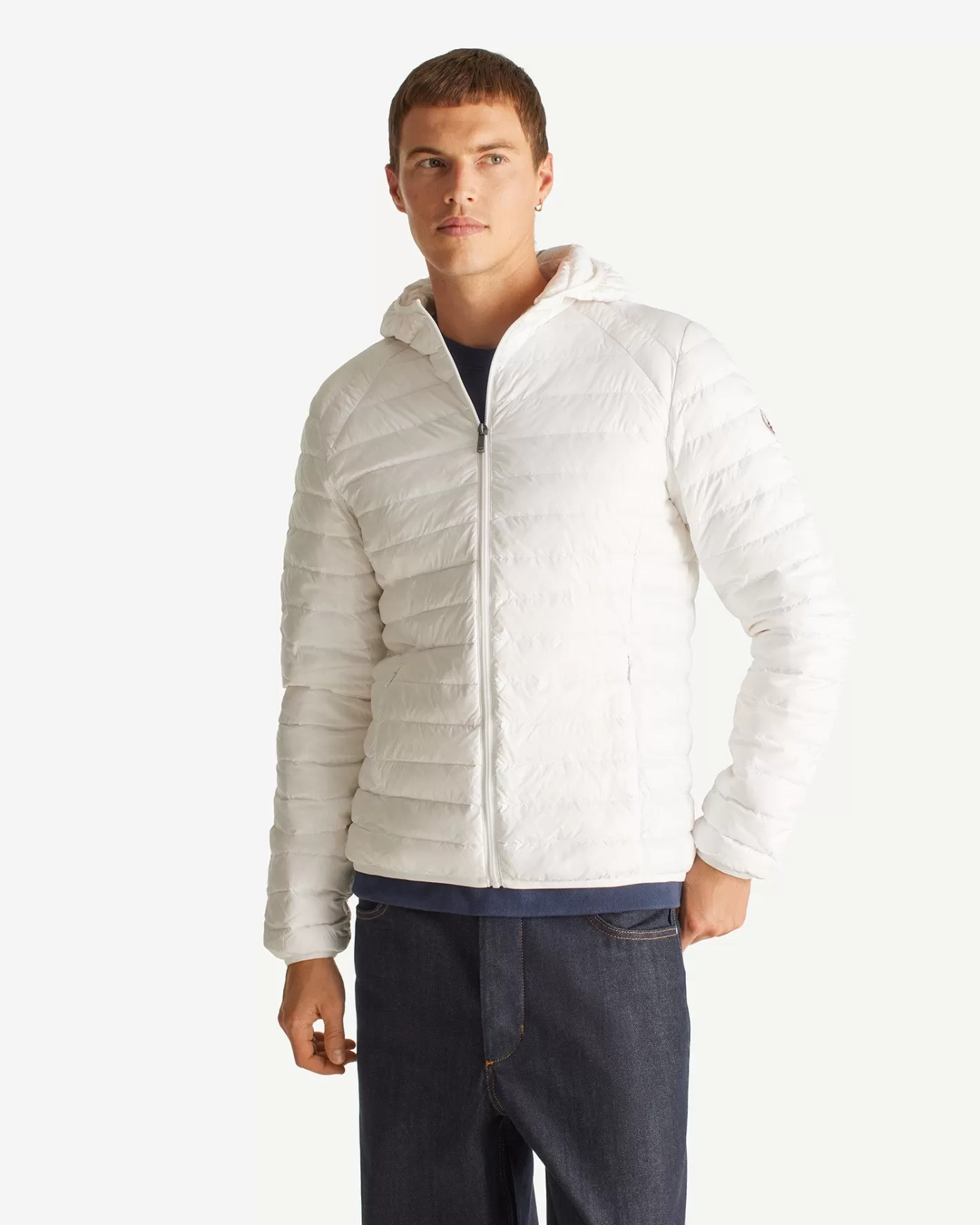 JOTT Light hooded puffer jacket White Nico BLANC Cheap