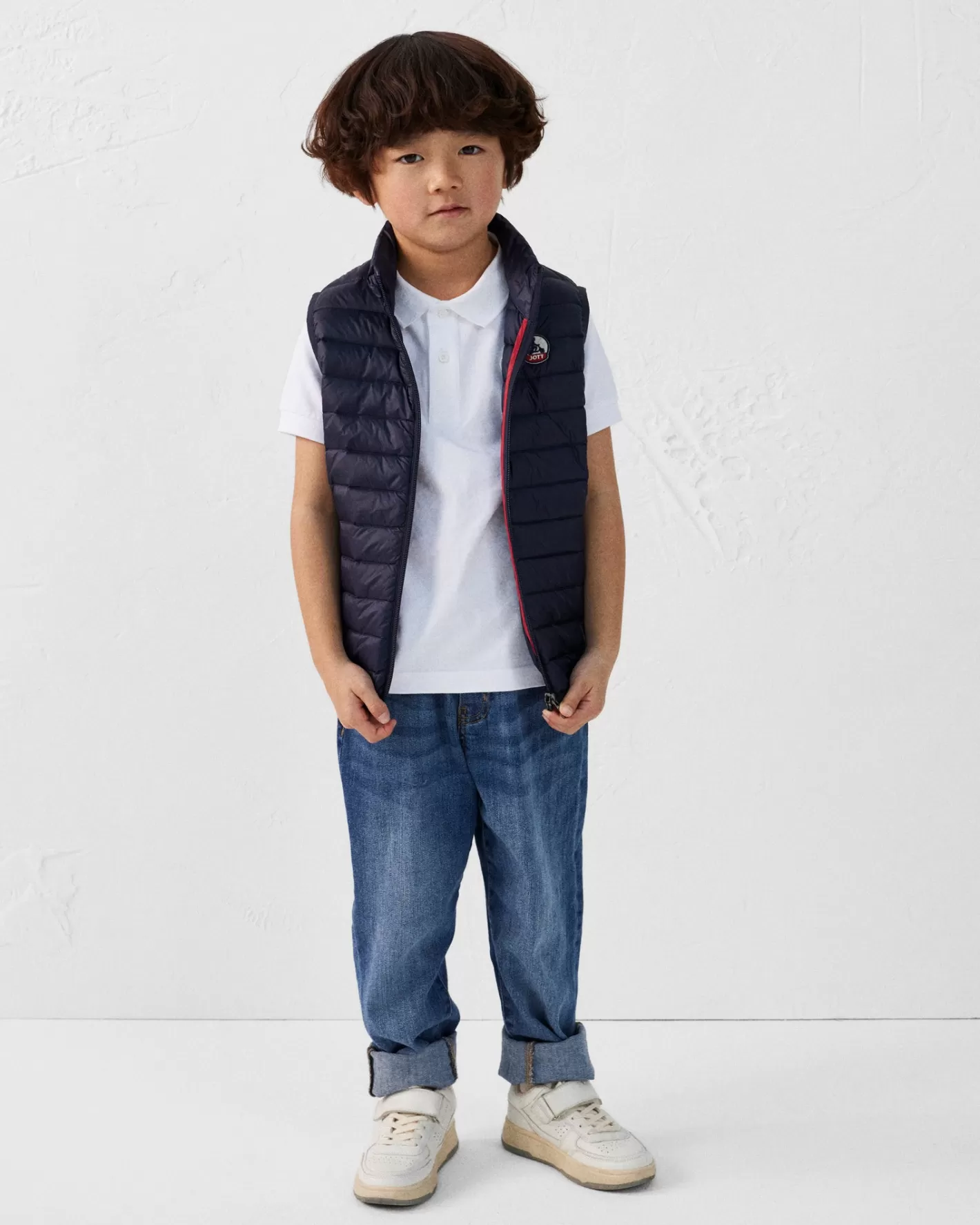 JOTT Navy Zoe children's sleeveless down jacket MARINE Outlet