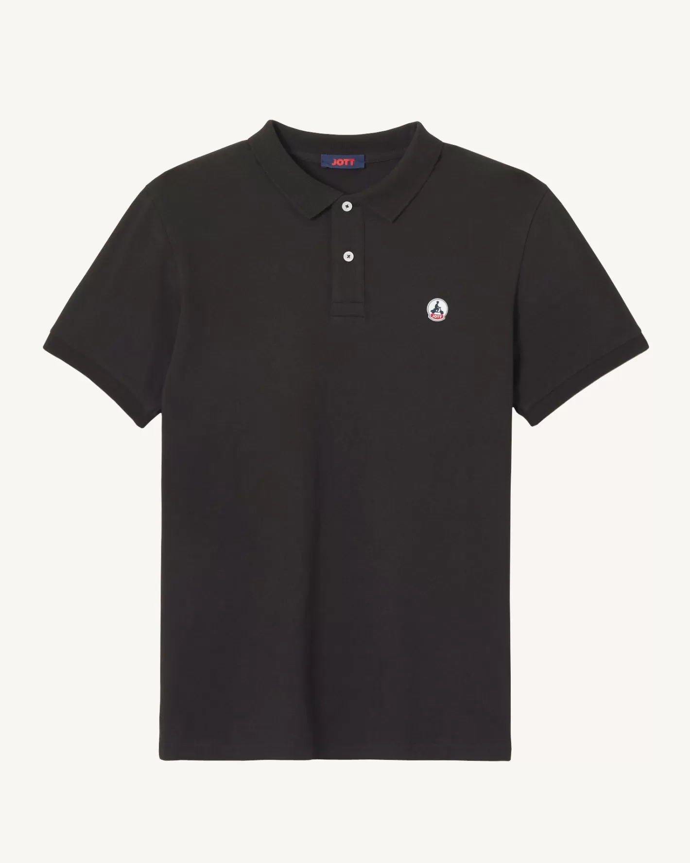 JOTT Organic cotton polo shirt Black Marbella NOIR Best