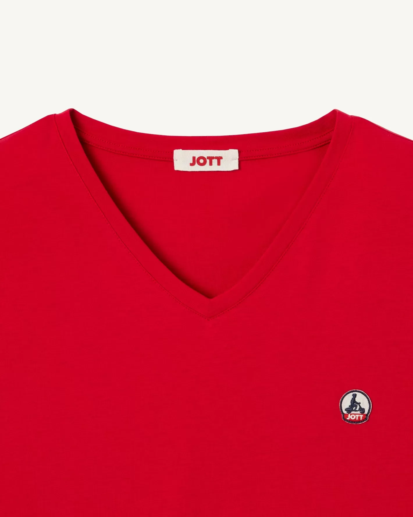 JOTT Organic cotton t-shirt Red Benito ROUGE Outlet