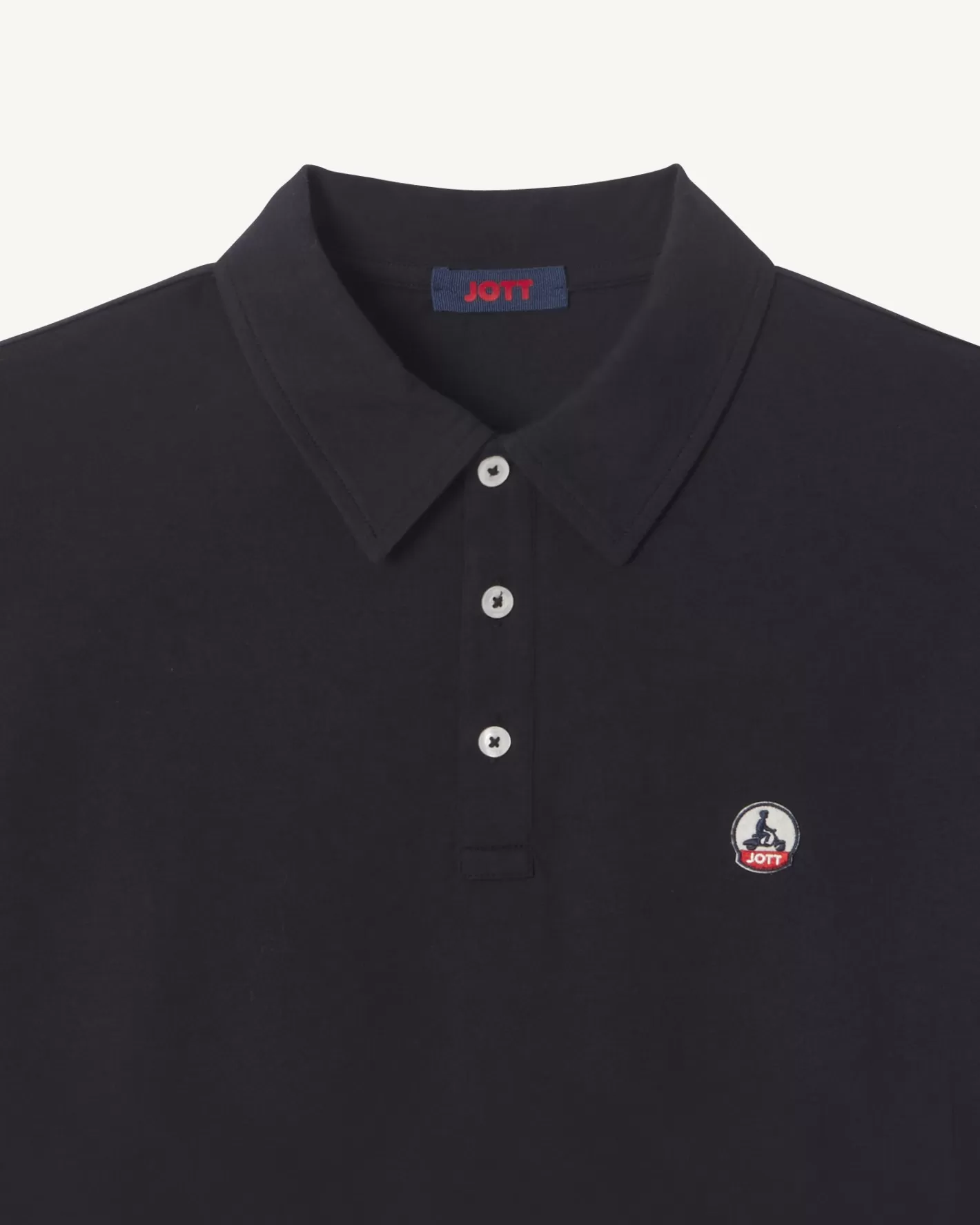 JOTT Polo en coton biologique Lavan NOIR Clearance