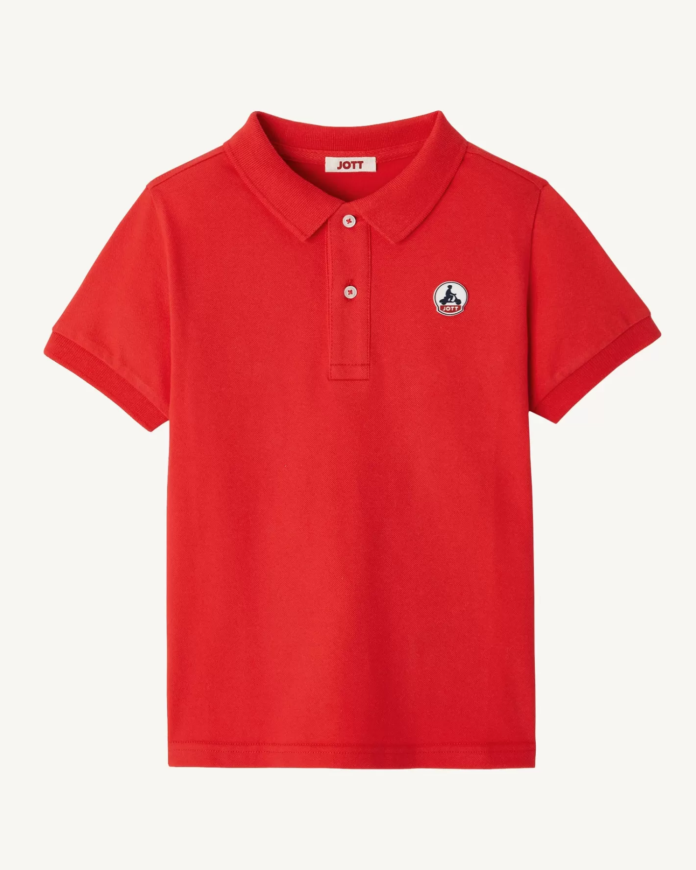 JOTT Polo enfant en coton biologique Rouge vif Salvador ROUGEVIF Best Sale