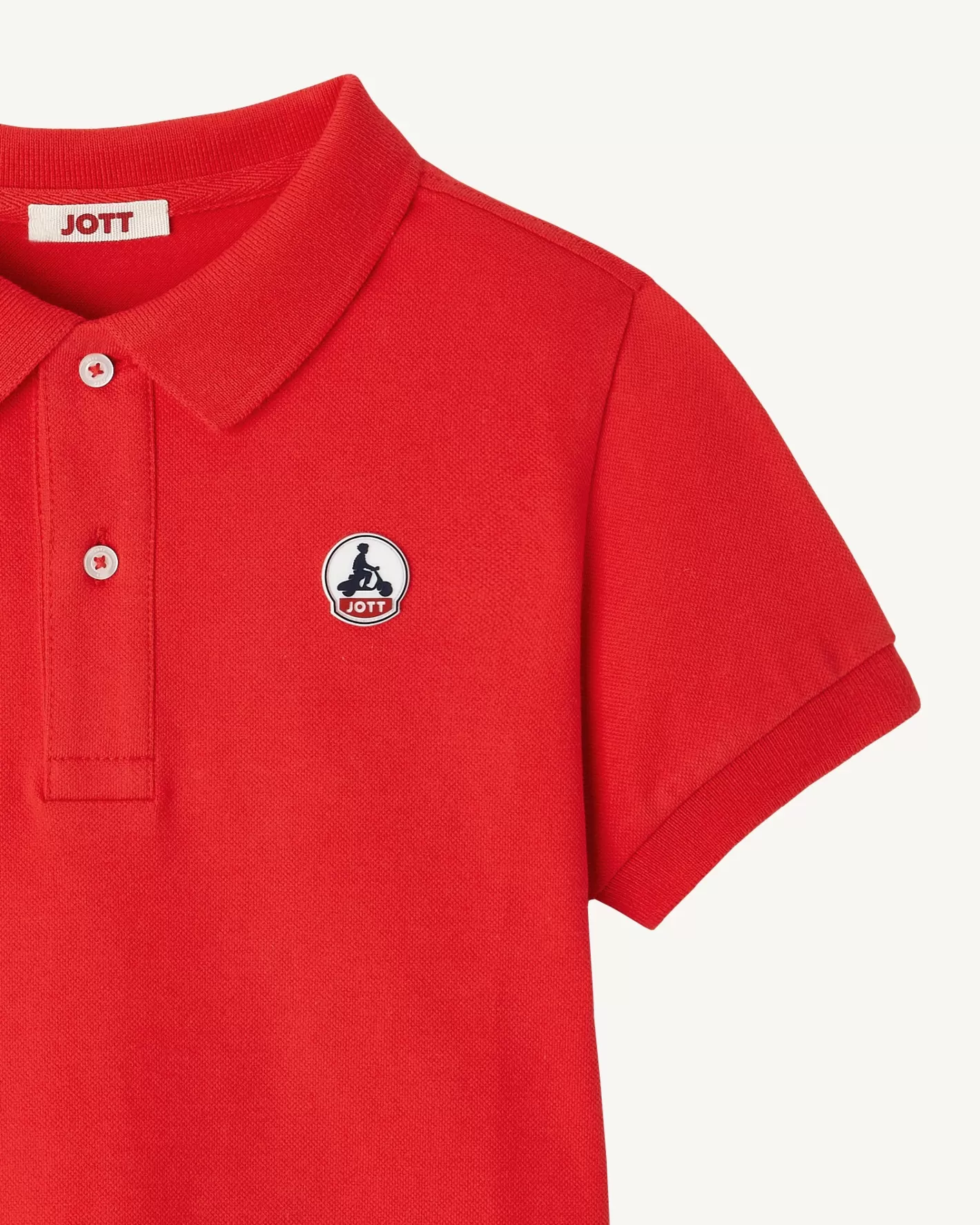 JOTT Polo enfant en coton biologique Rouge vif Salvador ROUGEVIF Best Sale