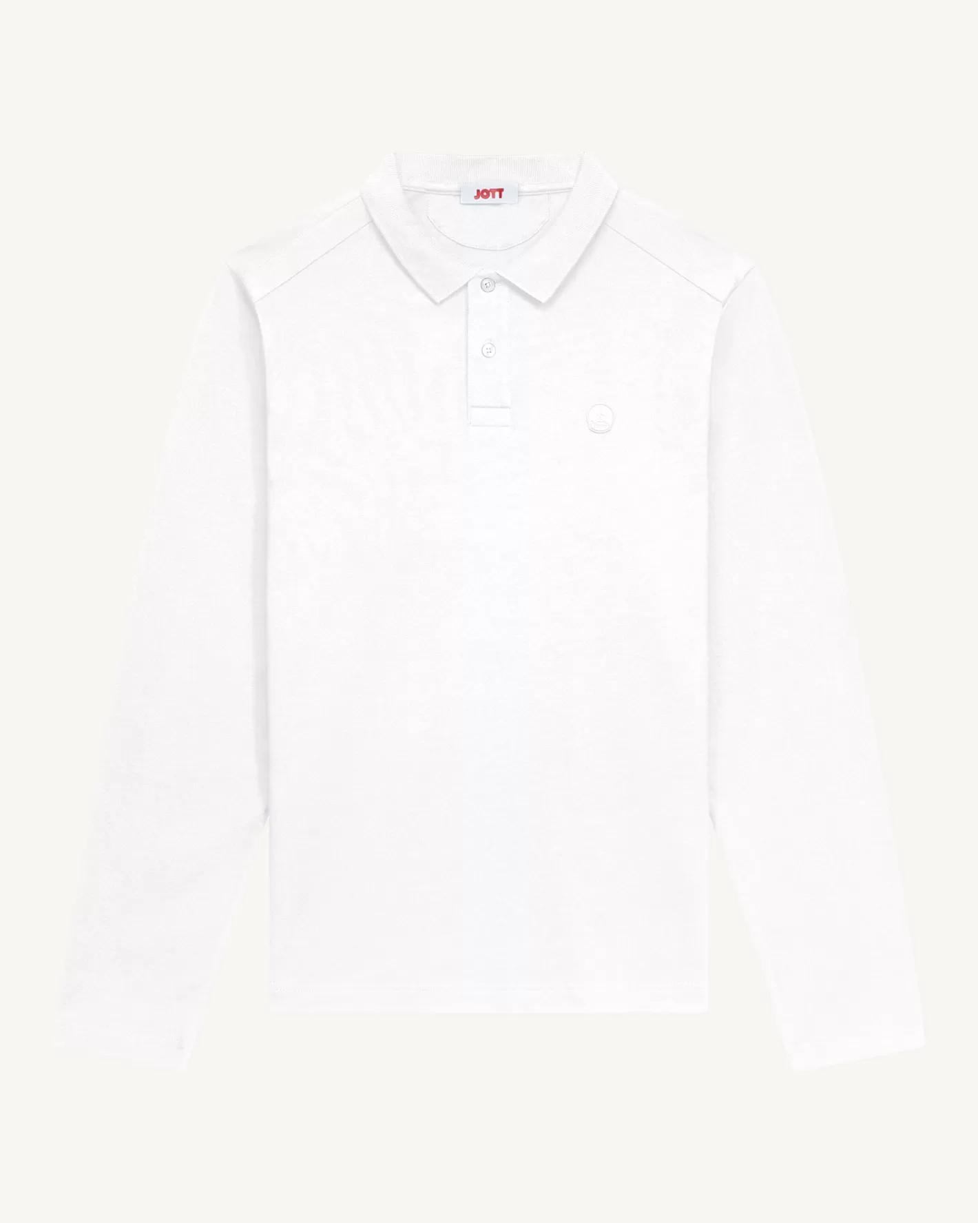 JOTT Polo manches longues en coton Carlos BLANC Fashion