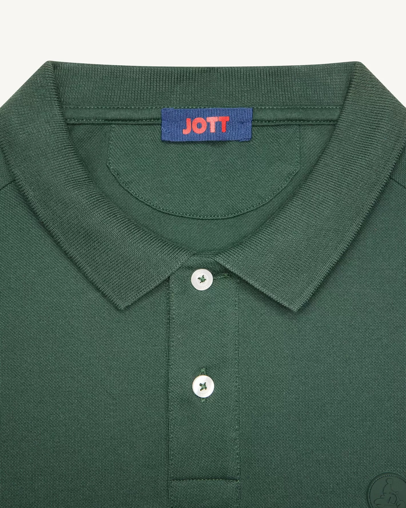 JOTT Polo manches longues en coton Forêt Carlos VFORET New