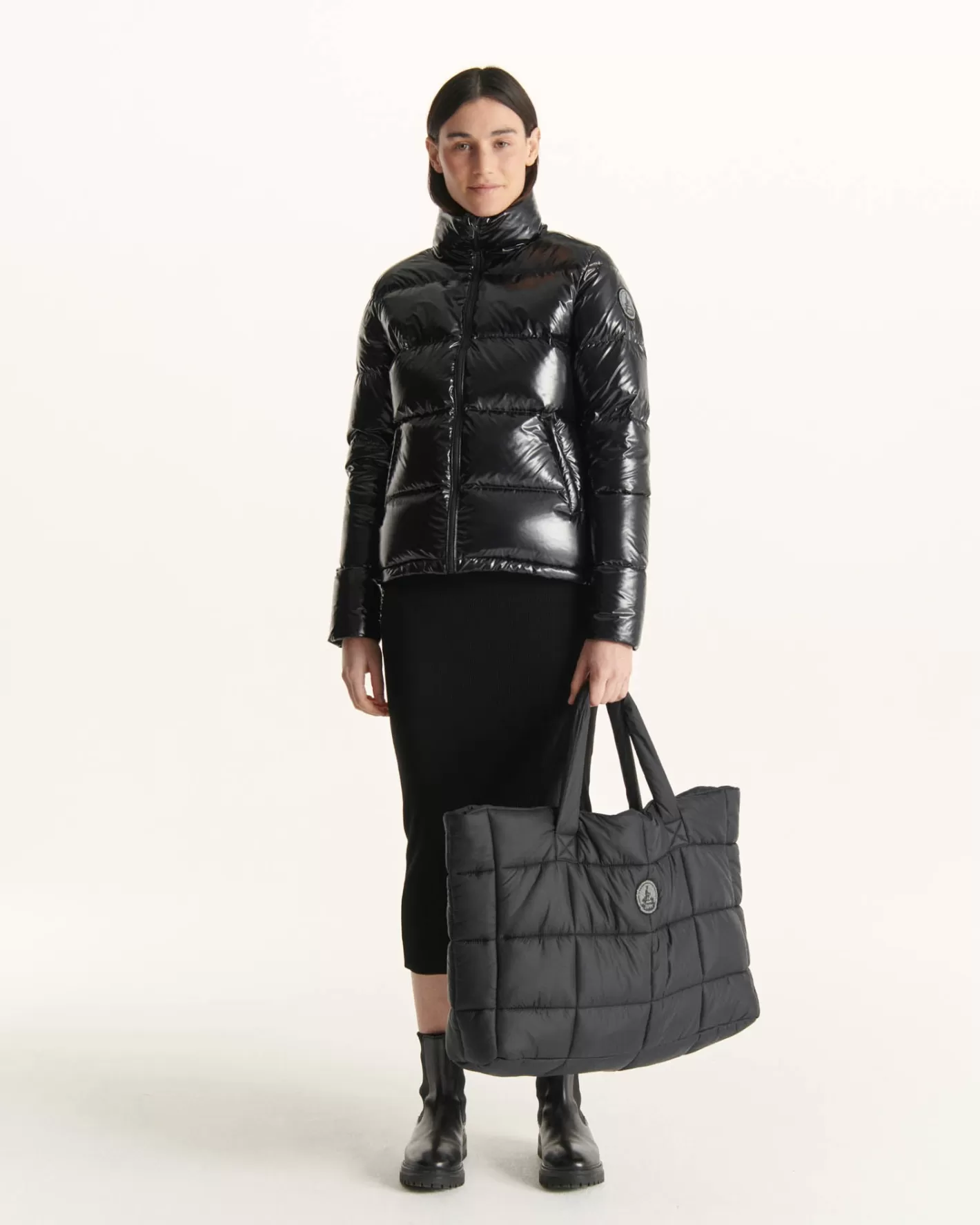 JOTT Sac avec des cristaux Swarovski®️ shopping Leika 2.0 NOIR Outlet
