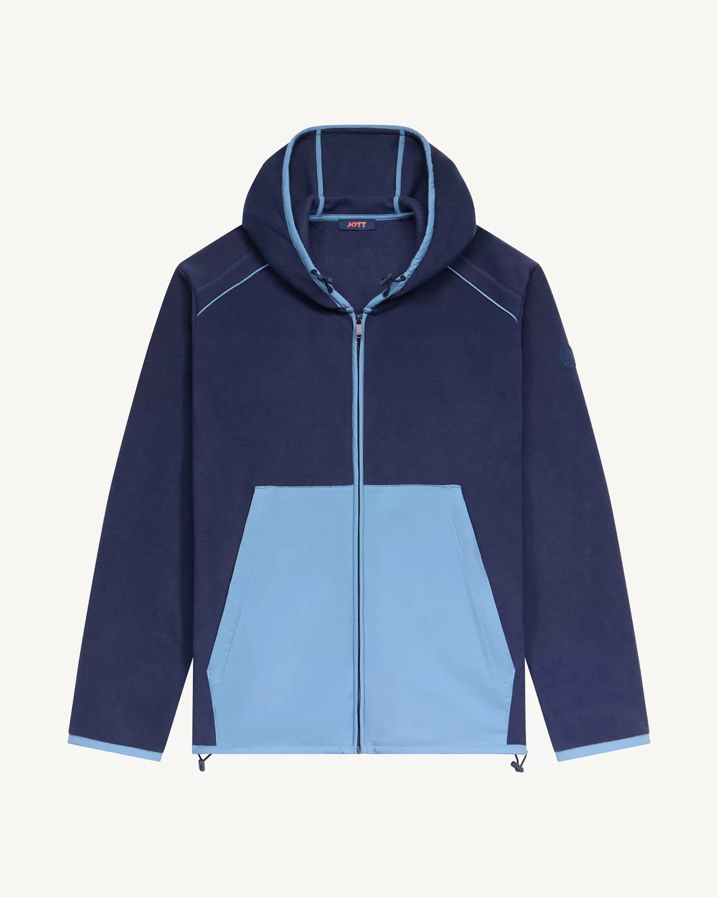 JOTT Veste zippée bi-matière en polaire Greg MARINE Shop